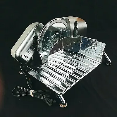 Vintage Rival Electric Food Slicer Model 1030V/2 Stainless Steel Working  • $75.99