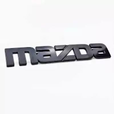 Mazda Genuine OEM RX-7 84-85 Front Bumper Black MAZDA Emblem Logo  • $48