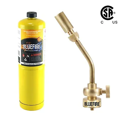 BLUEFIRE Full Brass Pencil Flame Gas Welding Torch Head Kit /w MAPP MAP Propane • $45.99