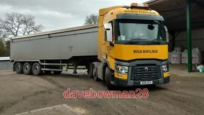 Photo  Bulker Lorry A Witham Plant Hire Bulker Manoeuvring In A Farm Yard After • £1.70