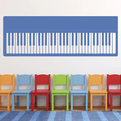 Keyboard Piano Keys Music Wall Sticker WS-16135 • £11.98