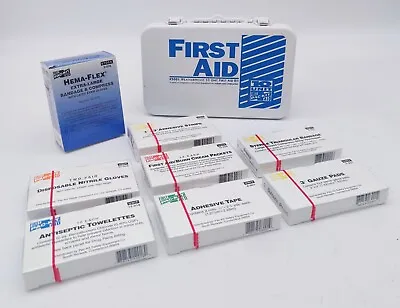 Pac-Kit First Aid Medical Kit Wall Mount Metal Cabinet Box - Brand New! Sealed! • $29.50