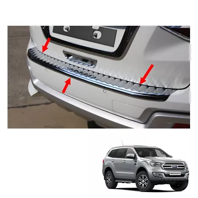 $73.59 • Buy Rear Bumper Step Cover Chrome 1 Pc Fits Ford Everest Endeavour 2015 - 2017