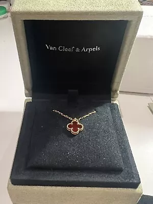 Van Cleef And Arpels Sweet Alhambra Necklace Red • £1190