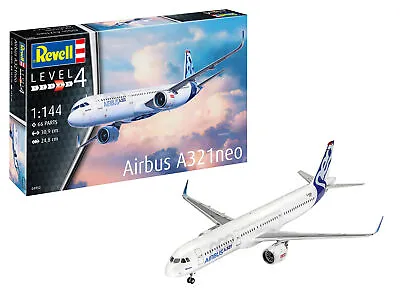 £25.08 • Buy Revell Airbus A321neo Factory Colours 1:144 Plane Model Kit