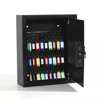 Key Safe Lock Box Key Holder Key Cabinet Wall Mount+Combination Lock 40 Keys US • $58.50