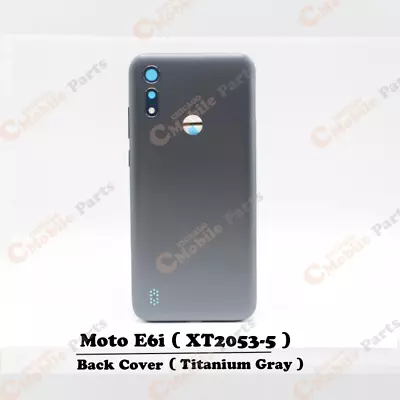 Motorola Moto E6i Door Rear Back Cover ( Titanium Gray / XT2053-5 ) • $13.95