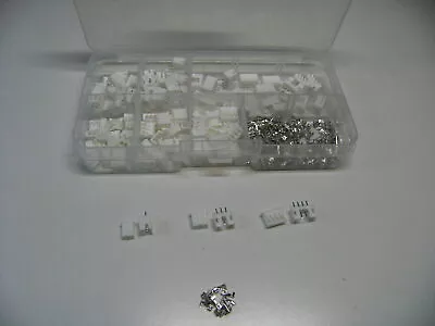 300Pcs 60 Sets Kits 2 3 4 Pins JST 2.0mm Pitch Terminal Kit Wire Connector Heads • $15.02