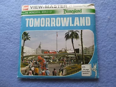 Viewmaster 3 Reel Set Booklet & Packet Disneyland Tomorrowland A179 • $18.17