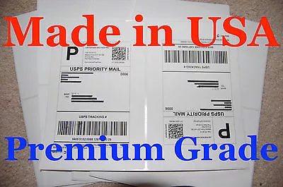 $42.99 • Buy 800 Round Corner-Shipping Labels-Made In USA-Self Adhesive-USPS UPS FED-8.5x11