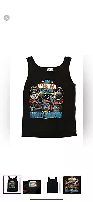 Harley Davidson Elvis Presley Tank Top Tee Motorcycle Biker Vintage 80s • $65