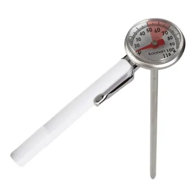 £7.07 • Buy Stainless Steel Kitchen Thermometer Meat Chocolate Milk Frothing Thermometer