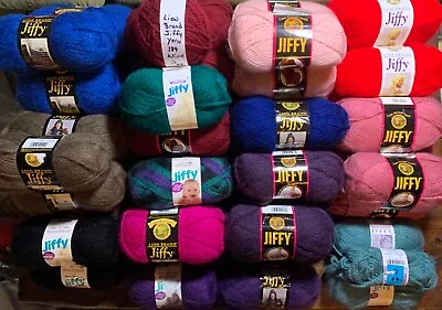 Lion Brand JIFFY MOHAIR LOOK Yarn * 14- COLORS TO PICK FROM * SOLD PER SKEIN • $6.49