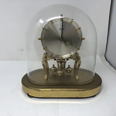 Vintage Kundo Skeleton Clock Germany Brass - Preowned • $179