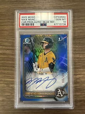 2022 Bowman Chrome Max Muncy Auto • $200