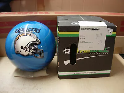 14# 5oz TW 2-1/4 NIB 2013 Style VIZ-A-BALL NFL LOS ANGELES CHARGERS Bowling Ball • $200