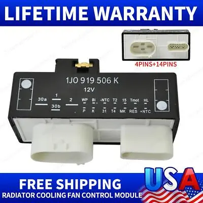 For VW Bettle Golf Jetta Audi TT Radiator Fan Control Module Relay 1J0919506K • $18.44