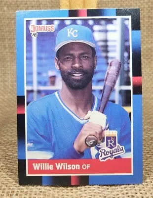 1988 Donruss Willie Wilson Baseball Card #255 Royals FREE S&H A2 • $0.99