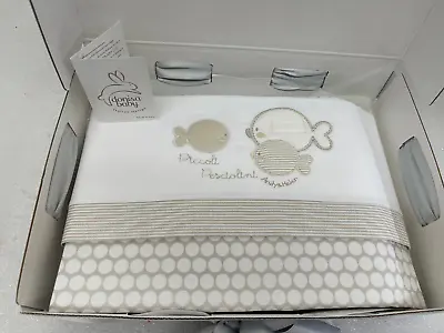 Baby Bedding Set By Andy & Helen Baby Prestige Made In Italy Fish Family • $36.99