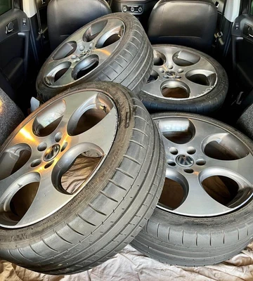 $695 • Buy 18in Michelin Pilot Super Sport Tires + VW Golf GTI Detroit Wheels Genuine