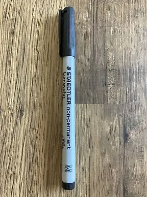 Staedtler Lumocolour Non-Permanent Medium OHP PenBlack REF: 315-9 (PKT 1 PEN ) • £4