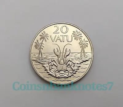 1983 Vanuatu 20 Vatu Coin KM #7 Uncirculated / Coconut Crab • $8.90