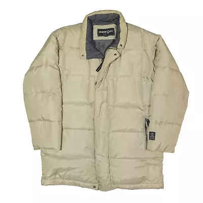 Vintage MURPHY&NYE Insulated Puffer Coat Beige 90s Mens M • £24.99