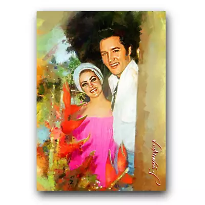 Elvis And Priscilla Presley #8 Art Card Limited 1/50 Vela Signed (Celebrities -) • $6.05