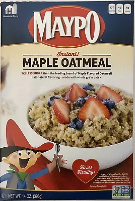Oatmeal Instant Maple 14 Oz. (Qty. 2) • $19.65