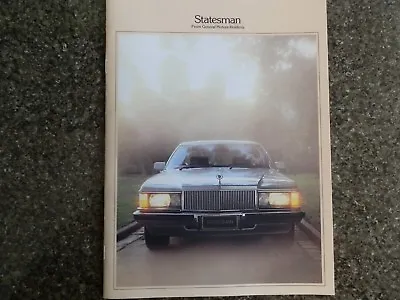 Holden  Wb Statesman/caprice  Brochure • $40