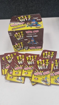 £3.99 • Buy Fizz Wiz COLA POPPING CANDY Retro Sweets SUPER LOUD Space Dust Wizz Party Bags10