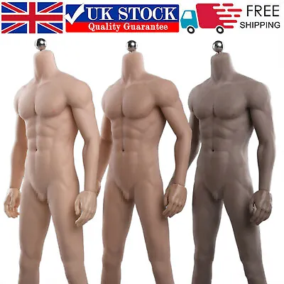 £59.79 • Buy JIAOUDOLL Flexible 1/6 Scale Male 12  Action Figure Naked Body Muscles Model UK