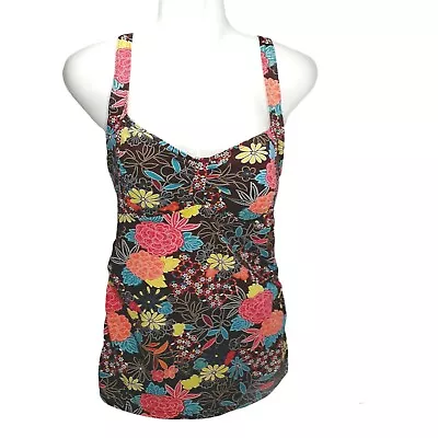 Motherhood Maternity Tankini Swim Top Womens Size S Multicolor Floral • $17.62