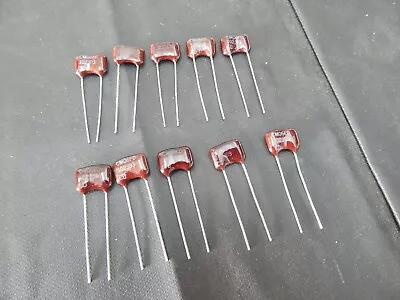 CD CM06FD102J03 RADIAL MICA CAPACITOR 1nF 1000pF 500V 5% CM06FD102JO3 -LOT OF 10 • $14