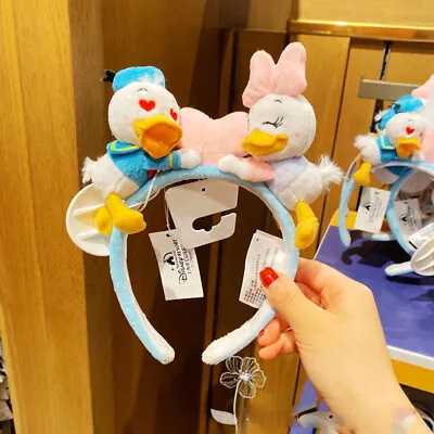 Shanghai Disneyland Disney Minnie Mouse Headband Heart Donald Daisy Duck • $24.99