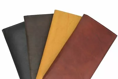 Brand New Hand Crafted Genuine Soft Leather Checkbook Cover Simple • $12.99