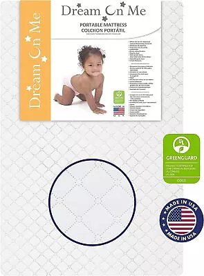 Baby Toddler Dream On Me 3  Portable Crib Mattress New Fast Shipping 24  X 38  • $53.66