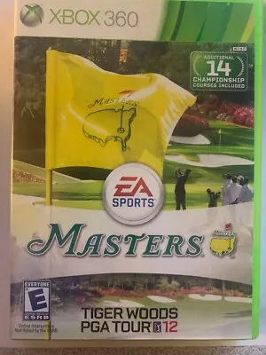 Tiger Woods PGA Tour 12: The Masters (Microsoft Xbox 360 2011) COMPLETE! • $7.11