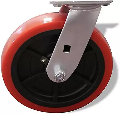 Troll 22-04 8  Heavy Duty Polyurethane Wheel Swivel Casters 1000 Lbs Capacity R • $42.93