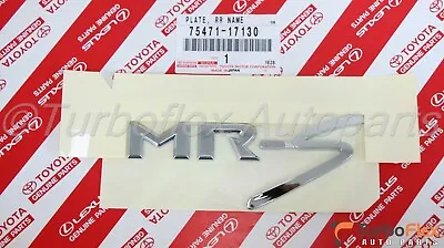 Toyota MR2 Spyder MR-S 2000-2005 Rear MR-S JDM Emblem 75471-17130 • $49.99