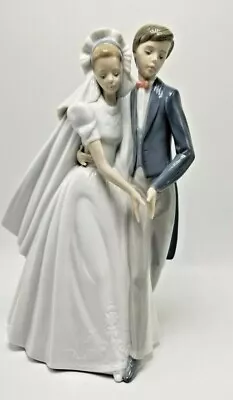$45 • Buy Nao By Lladro #1247 *Unforgettable Dance*  Bride And Groom! Excellent Condition.