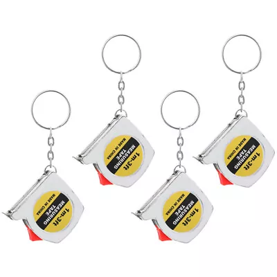 10 Pcs Tape Measure Keychain Small Measuring Tape Bulk Slide Lock Measure Tape O • £10.53