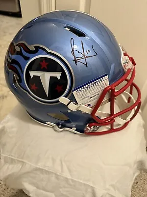 Tennessee Titans Full Size AUTHENTIC Helmet Signed Vince Young PSA Certificate • $199.99