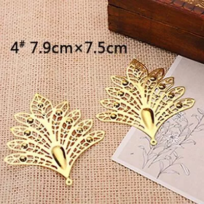 Filigree Metal Wrap Flowers Jewelry Findings Crafts Making Hair Jewelry Finding • $12.86