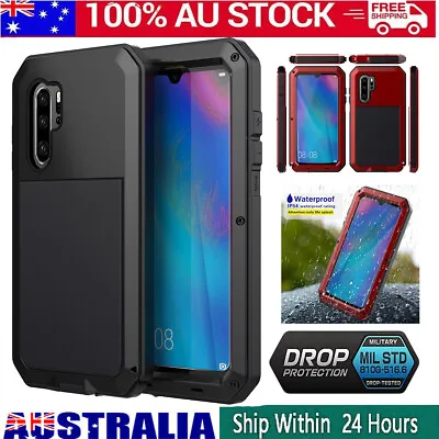 For Huawei P30 Pro/P30 Case Metal Shockproof Heavy Duty Cover Screen Protector • $21.98