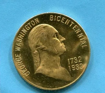 1932 George Washington Birth Bicentennial Medal  Wakefield Va Beautiful Unc • $12