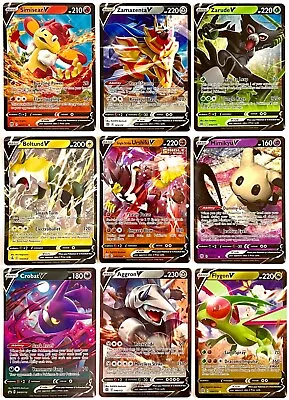 $9.99 • Buy 25 Pokemon Cards ULTRA RARE V Card Guaranteed! AUTHENTIC! Perfect GIFT For KIDS!