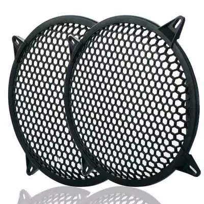 12 Inch Pair Subwoofer Speaker Covers Waffle Mesh Grill Protect Guard Clip 12  • $7.59