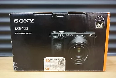 Sony A6400 24mp 4k Mirrorless Camera Kit W/18-135mm Lens - Ilce-6400 • $999.99