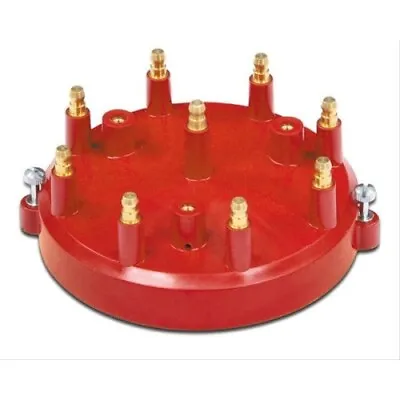 Mallory Ignition 29745 Distributor Cap Male/HEI-Style Red Screw-Down Mallory V8 • $100.57